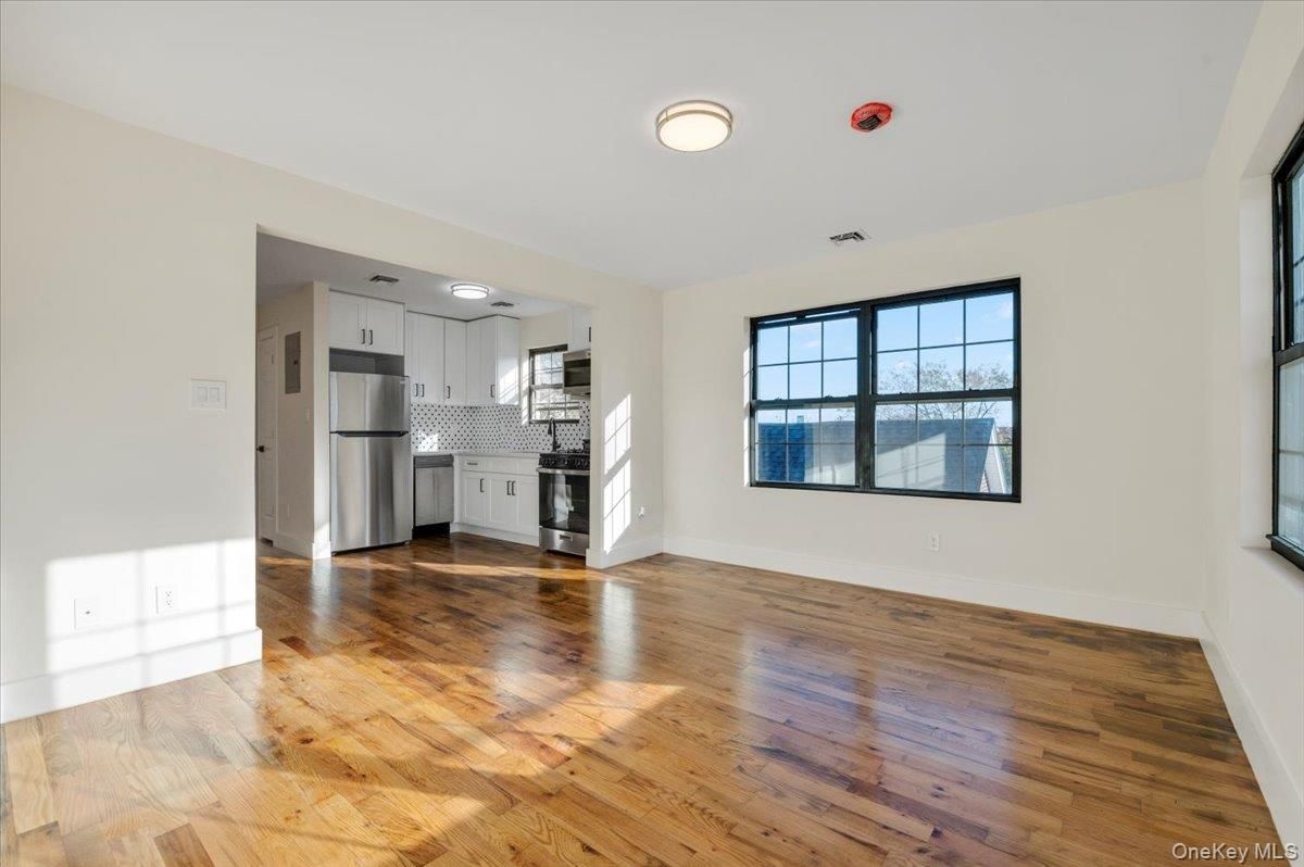 Empty room, Interior, Kitchen, Wood Texture Flooring