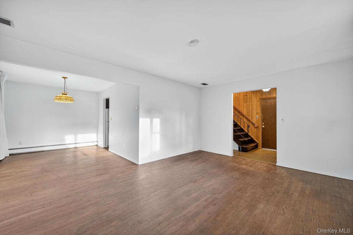 Empty room, Interior, Wood Texture Flooring