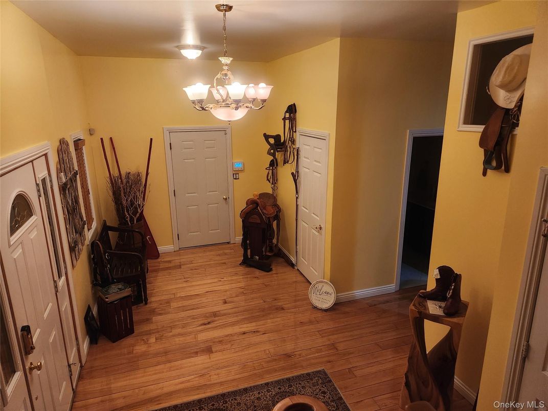 Chandelier, Interior, Wood Texture Flooring