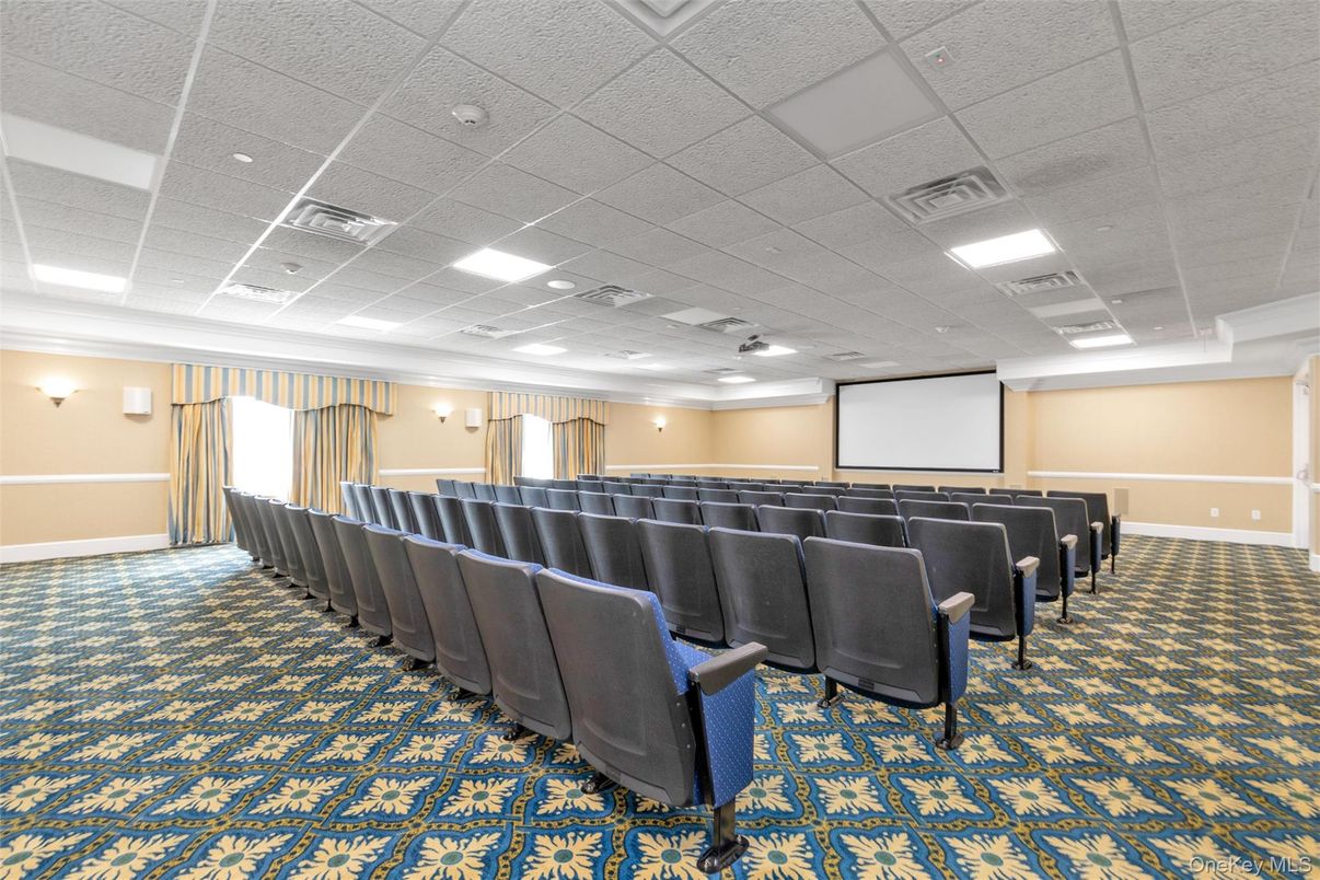 Interior, Projection Screen, Recessed Lighting, Theatre Room