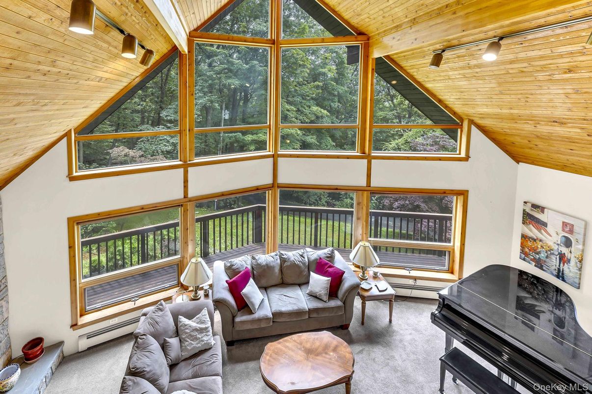 Interior, Living room, Sun Room, Wooden Ceilings