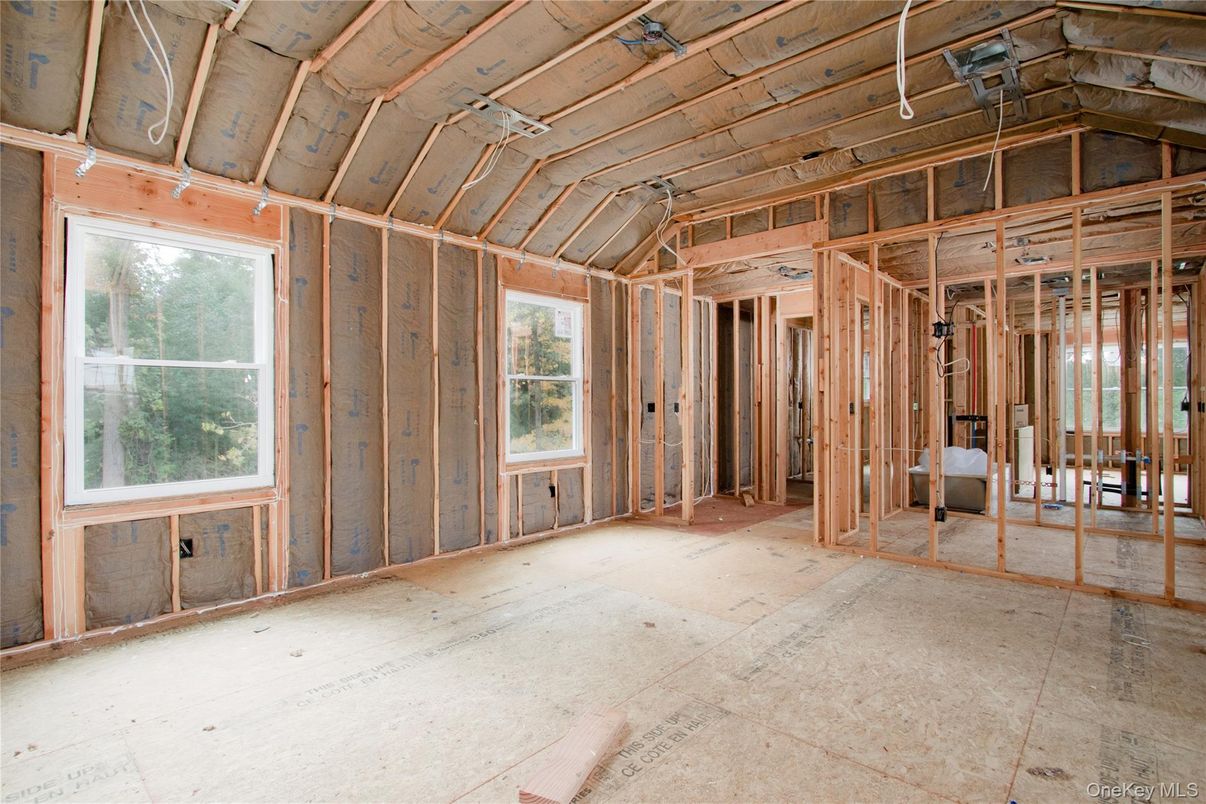 Empty room, Interior, Wooden Beams, Wooden Ceilings, Wooden Walls