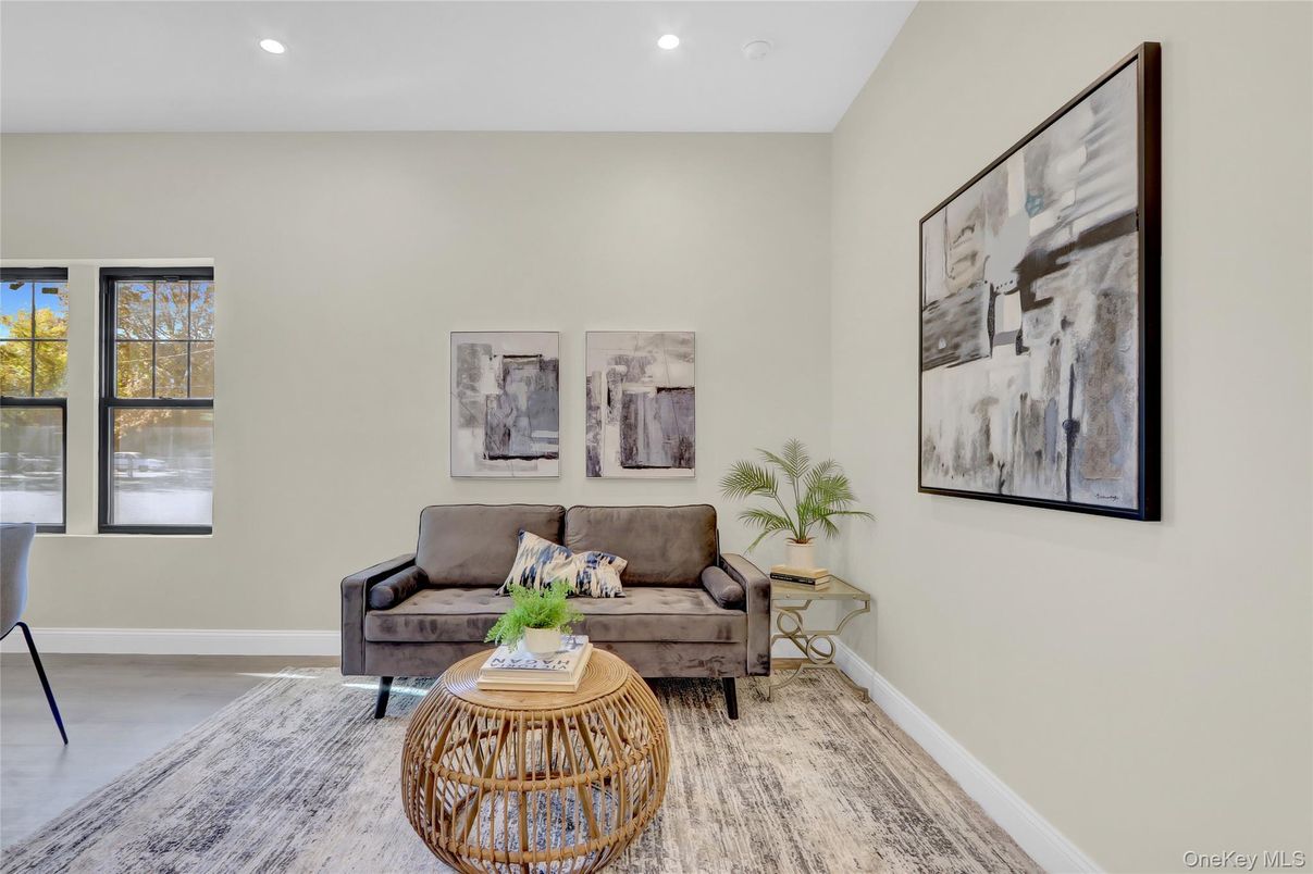Interior, Living room, Recessed Lighting