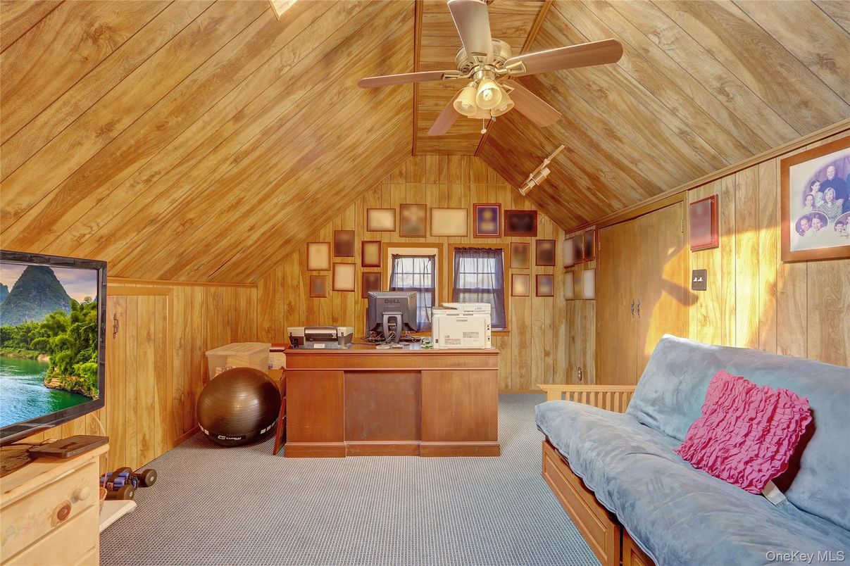 Home Office, Interior, Wooden Ceilings, Wooden Walls
