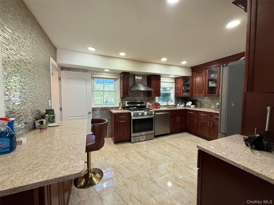 Interior, Kitchen, Recessed Lighting, Stainless Steel Appliances