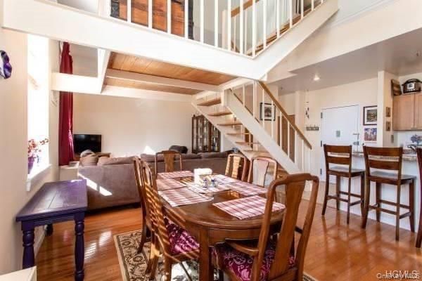 Dining room, Interior, Living room, Wooden Beams, Wooden Ceilings, Wood Texture Flooring