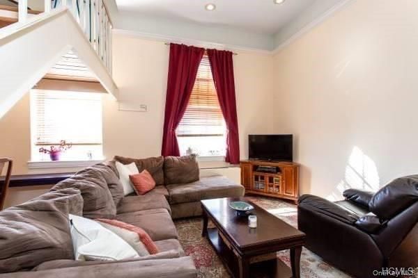 Interior, Living room, Recessed Lighting