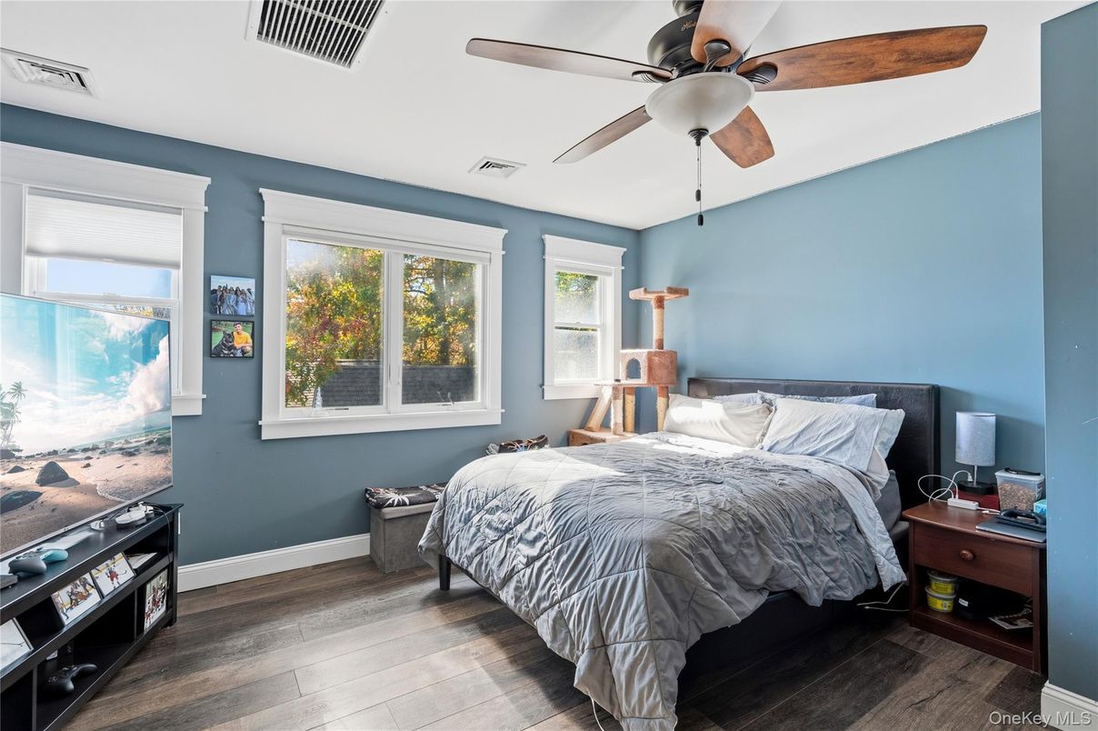 Bedroom, Interior, Wood Texture Flooring