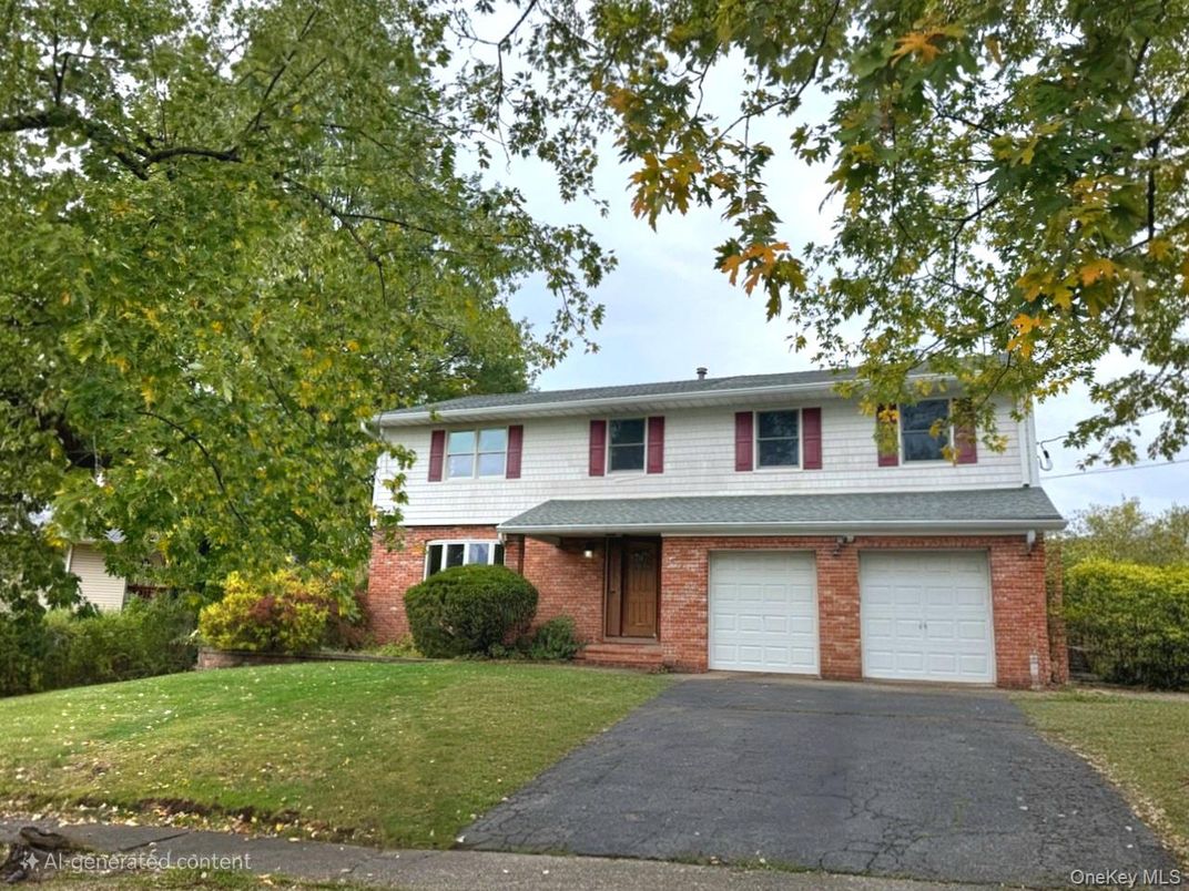 Attached, Exterior, Facade, Brick Facade, Split Level