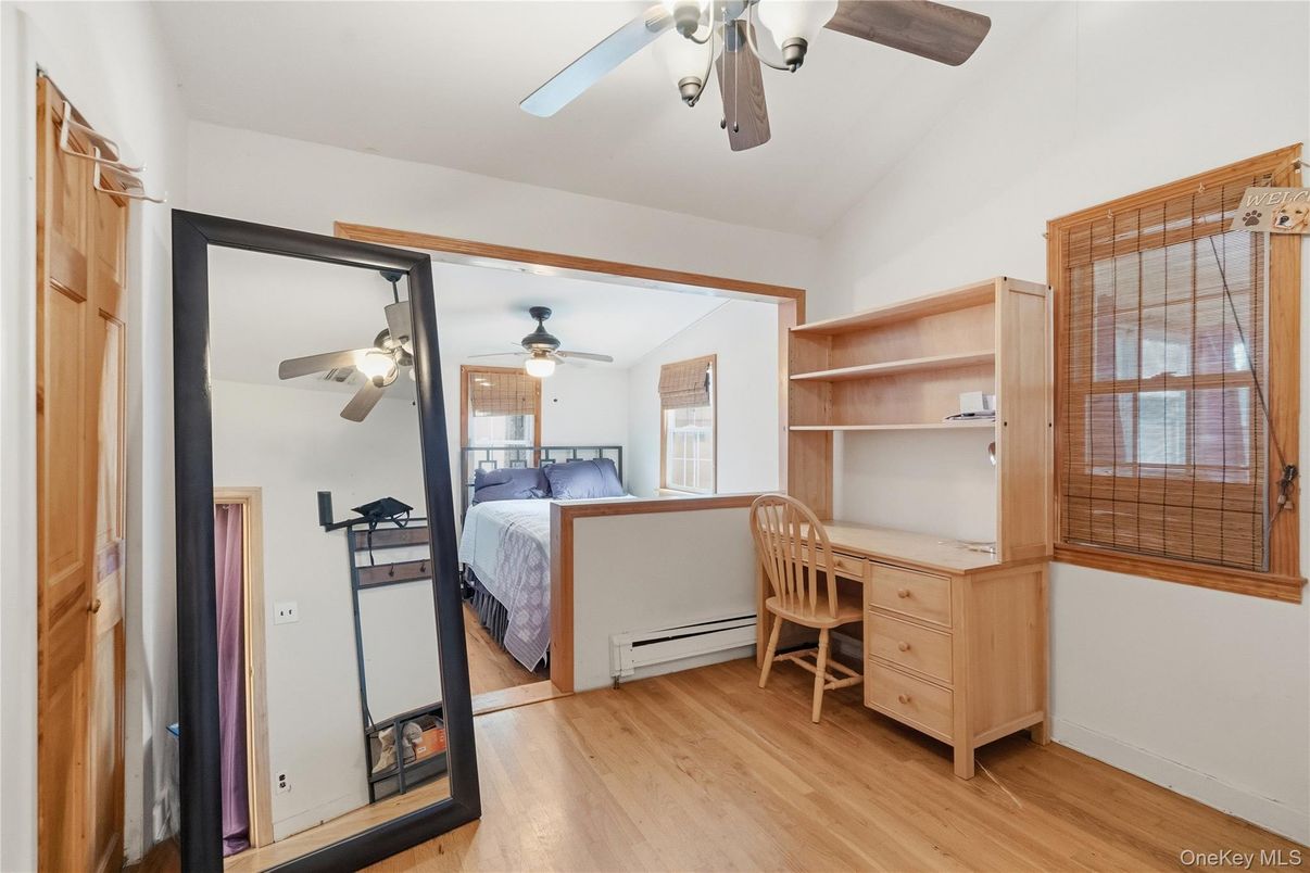 Bedroom, Home Office, Interior, Wood Texture Flooring