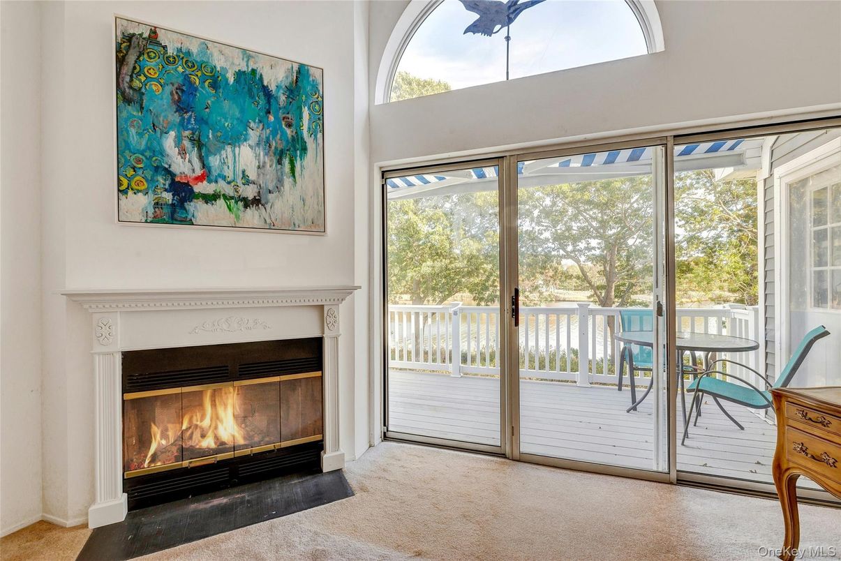 Fireplace, Interior, Sun Room