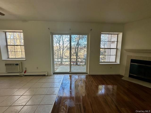 Empty room, Fireplace, Interior, Wood Texture Flooring
