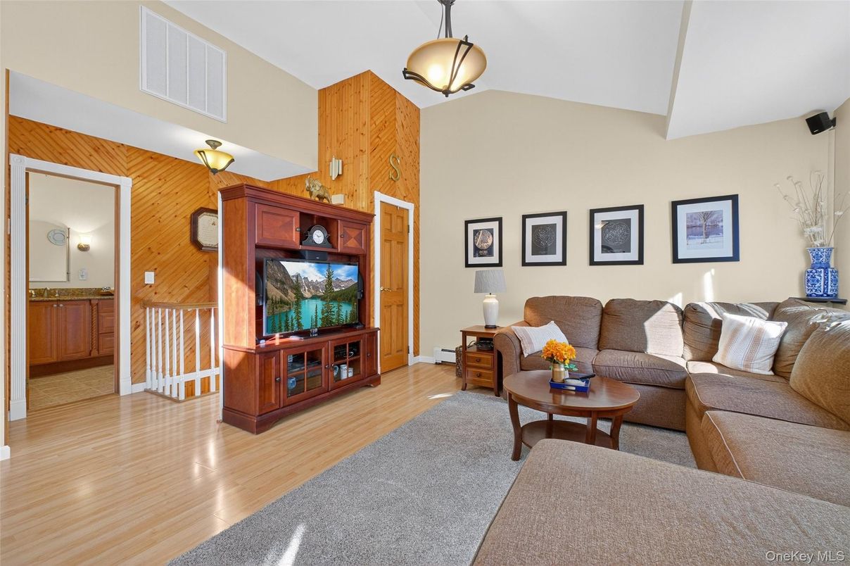 Interior, Living room, Wood Texture Flooring, Wooden Walls