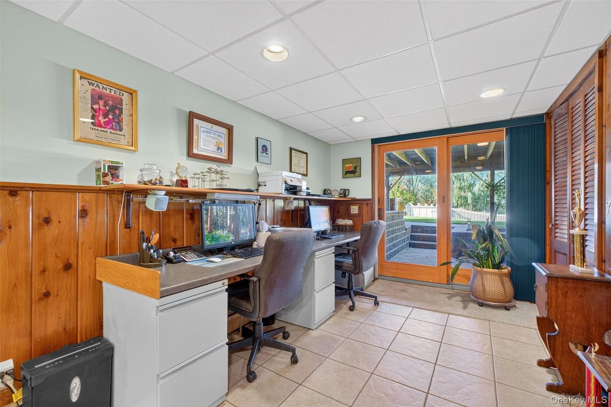 Home Office, Interior, Recessed Lighting