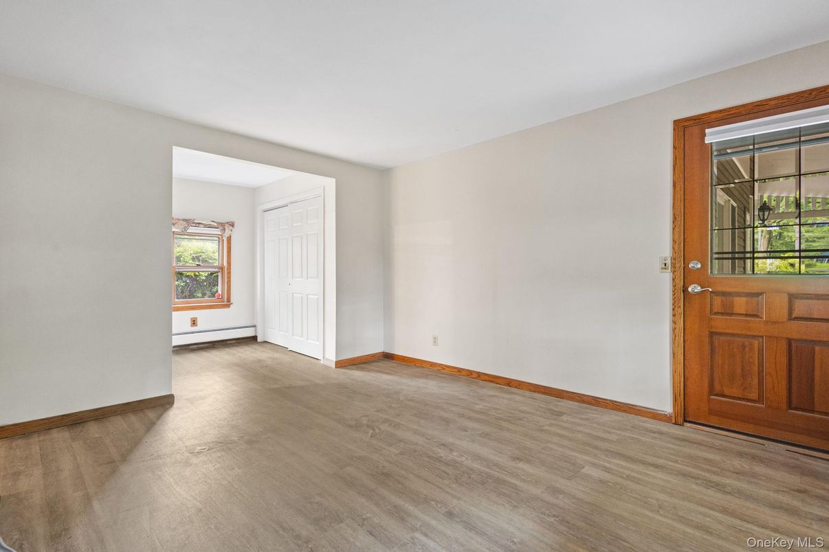 Empty room, Interior, Wood Texture Flooring