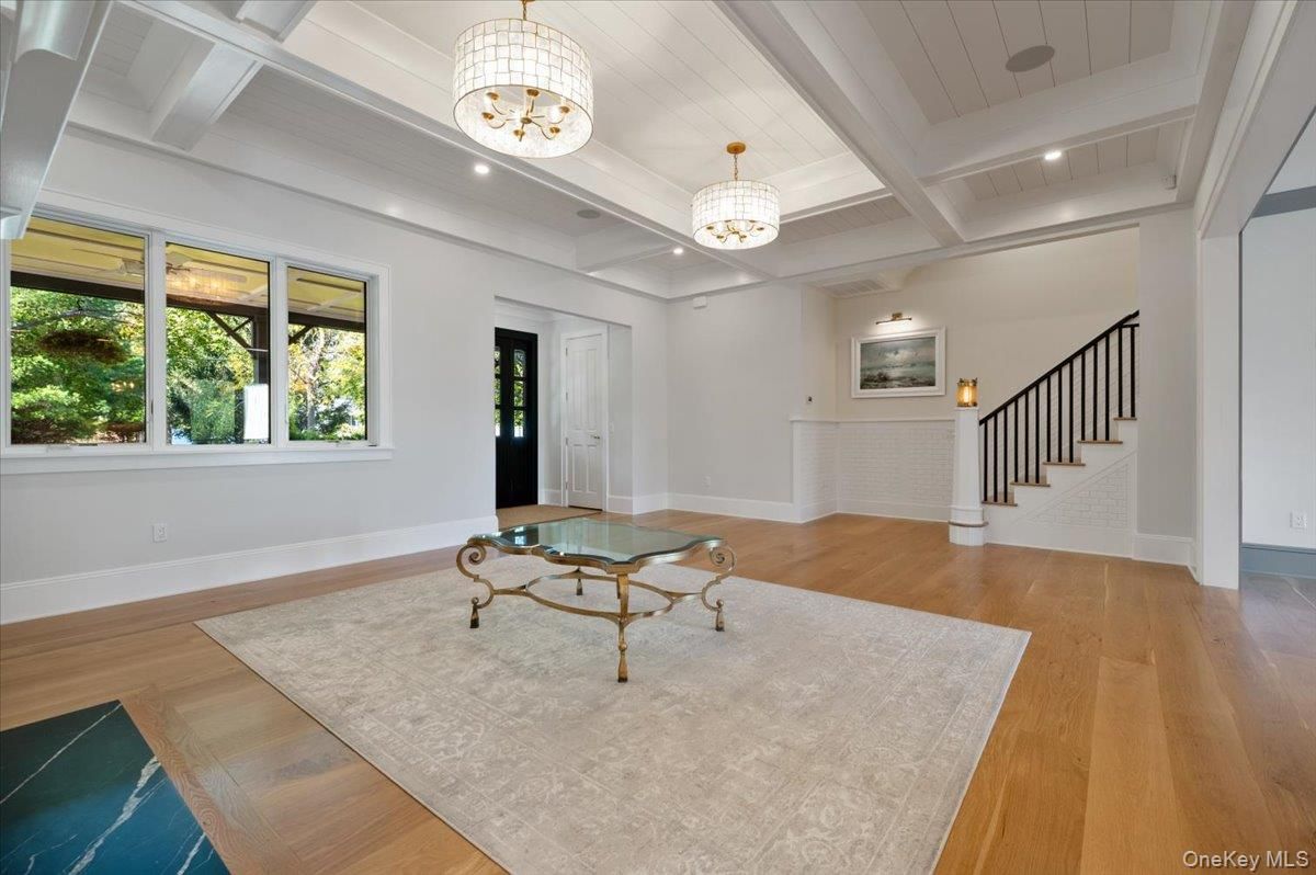 Chandelier, Interior, Recessed Lighting, Wood Texture Flooring