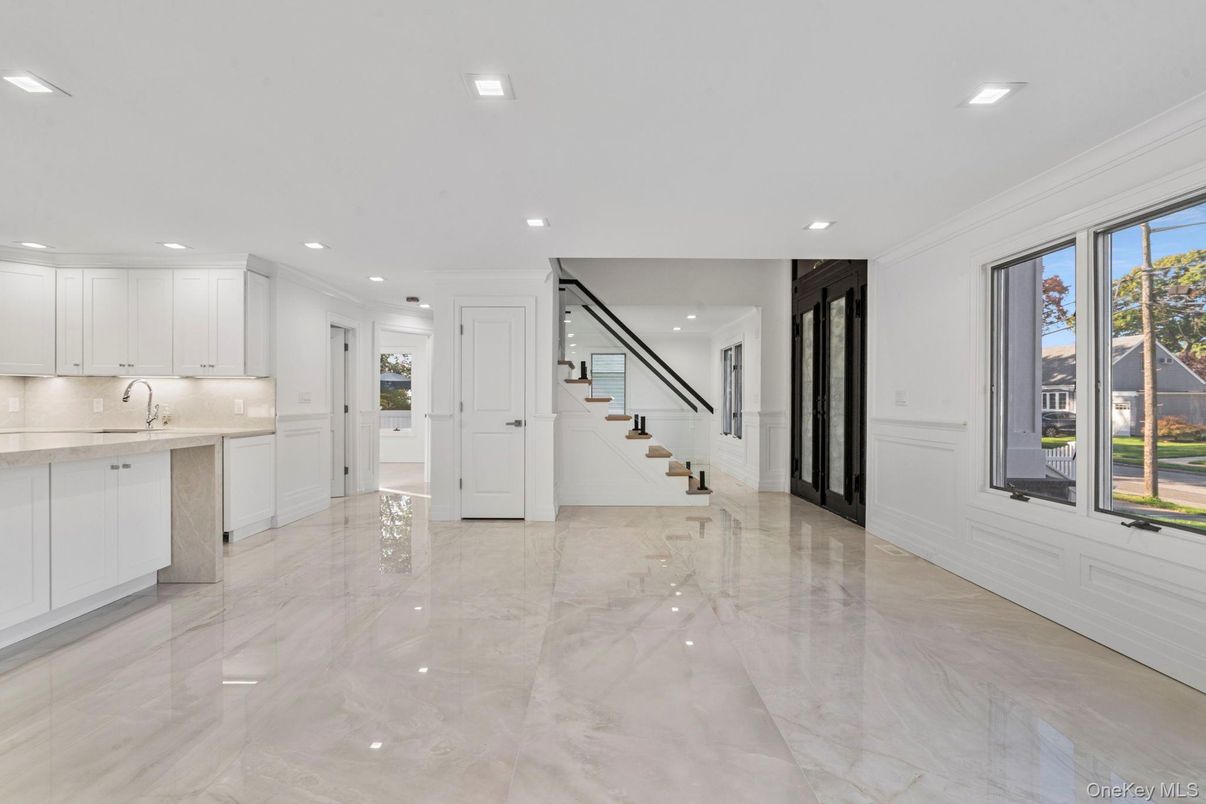Interior, Kitchen, Marble, Recessed Lighting