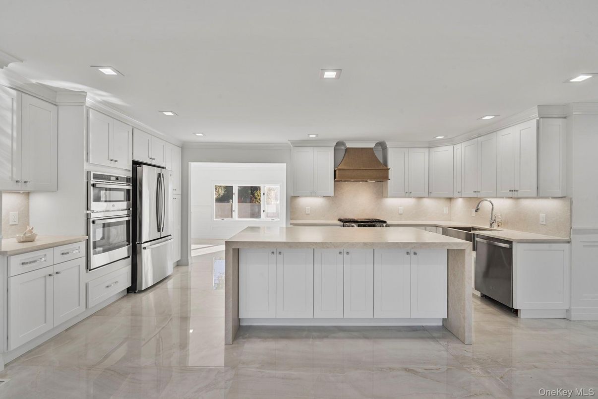 Interior, Kitchen, Recessed Lighting, Stainless Steel Appliances