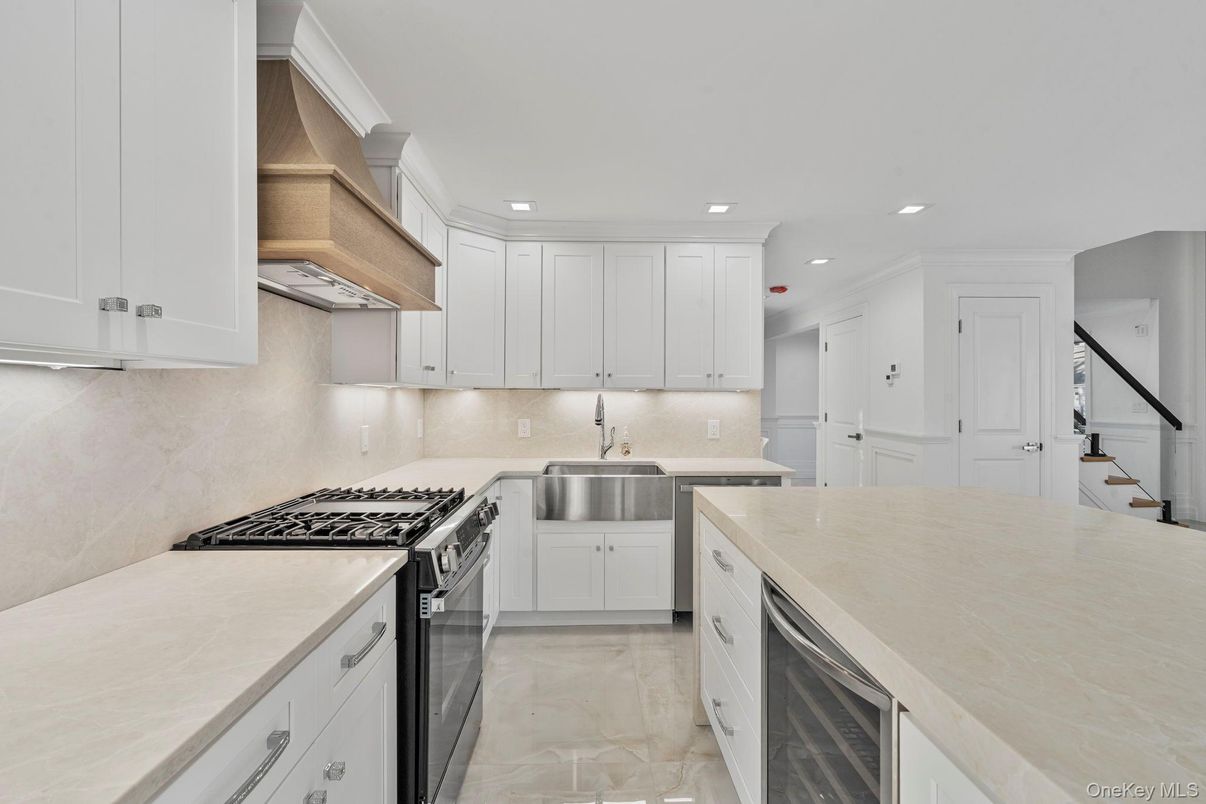 Interior, Kitchen, Recessed Lighting, Stainless Steel Appliances