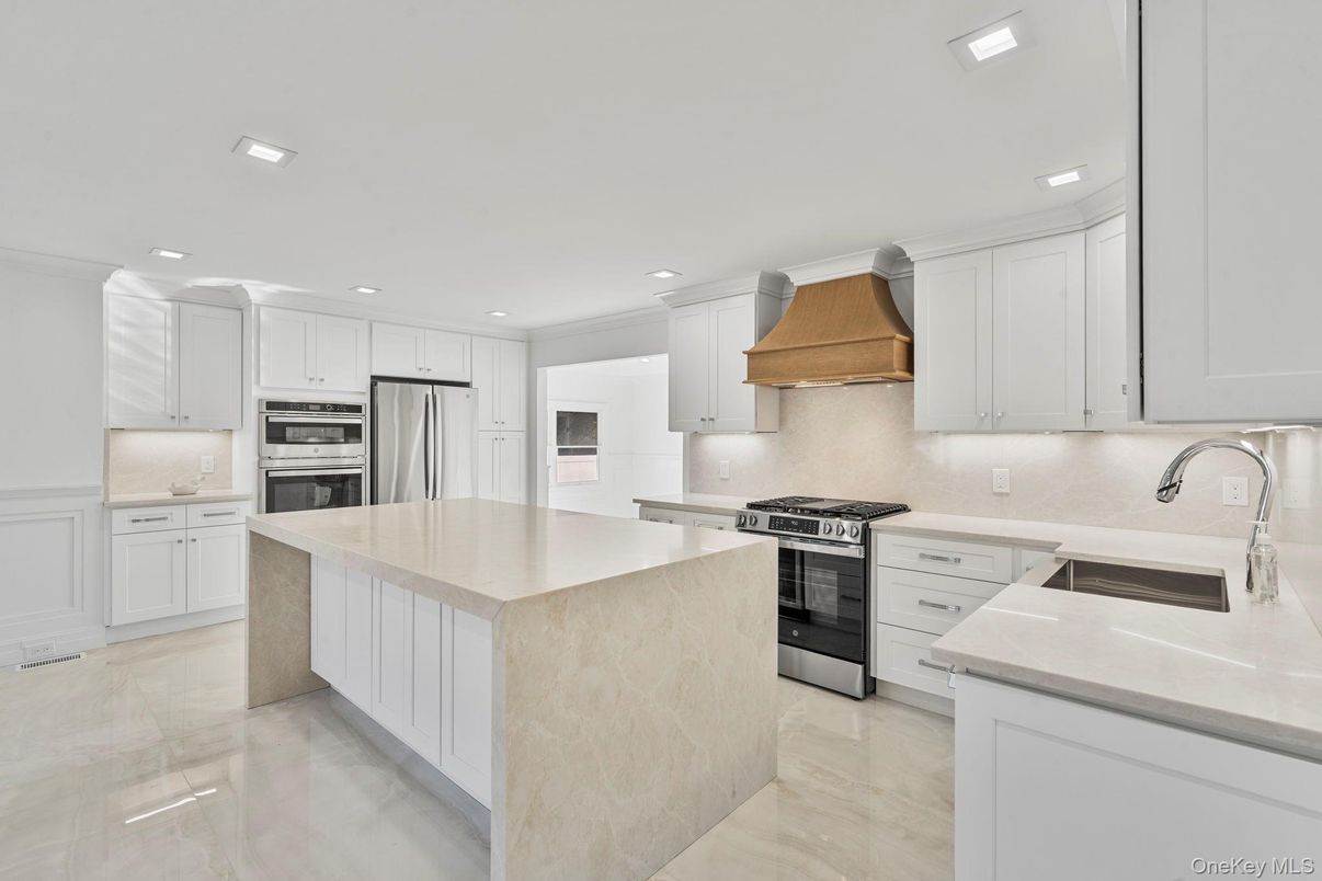 Interior, Kitchen, Recessed Lighting, Stainless Steel Appliances