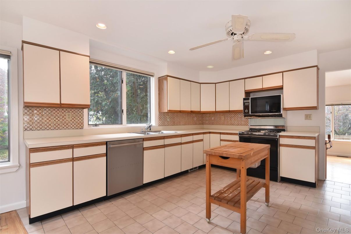 Interior, Kitchen, Recessed Lighting, Stainless Steel Appliances