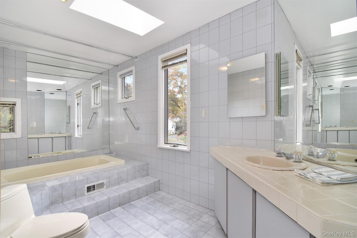 Bathroom, Glass Shower, Interior, Tile Countertops