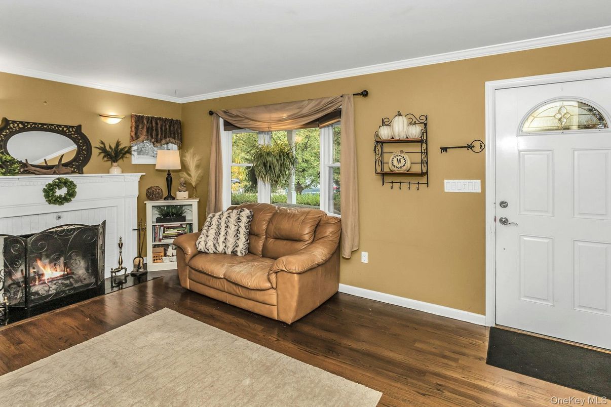 Fireplace, Interior, Wood Texture Flooring