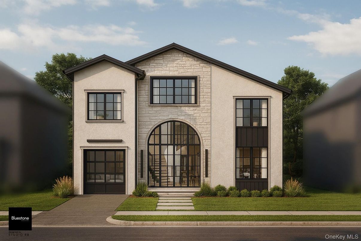 Attached, Exterior, Facade, Brick Traditional