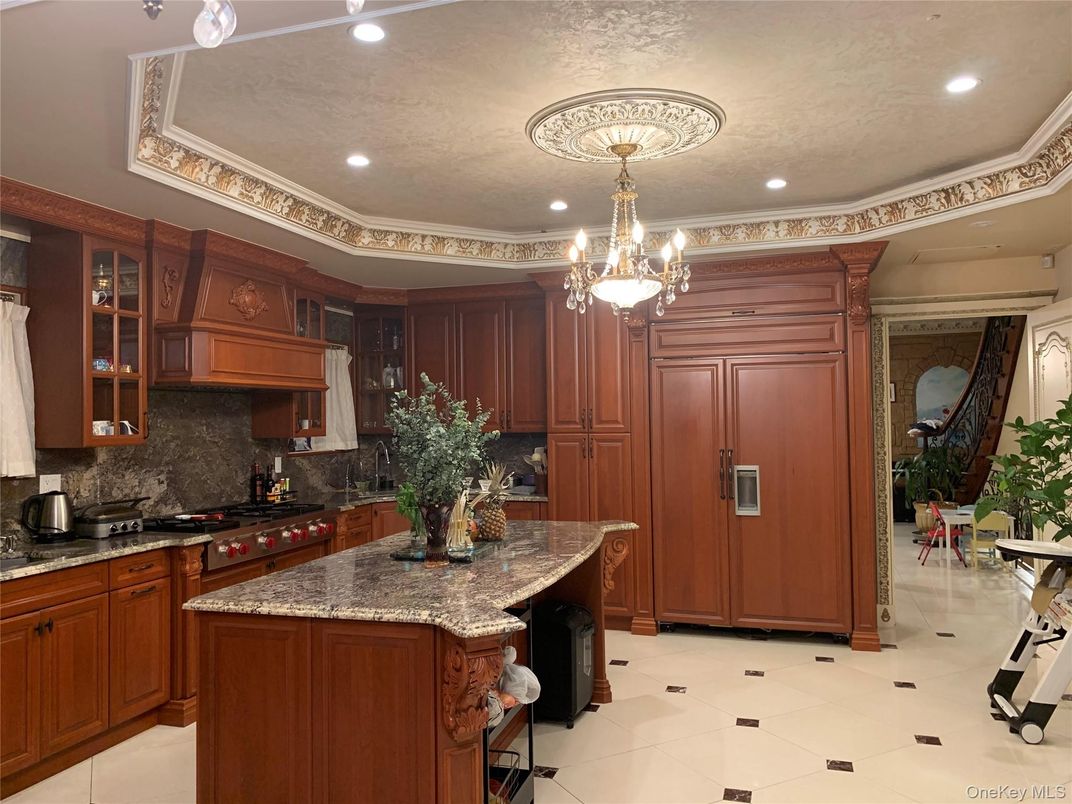 Chandelier, Interior, Kitchen, Recessed Lighting
