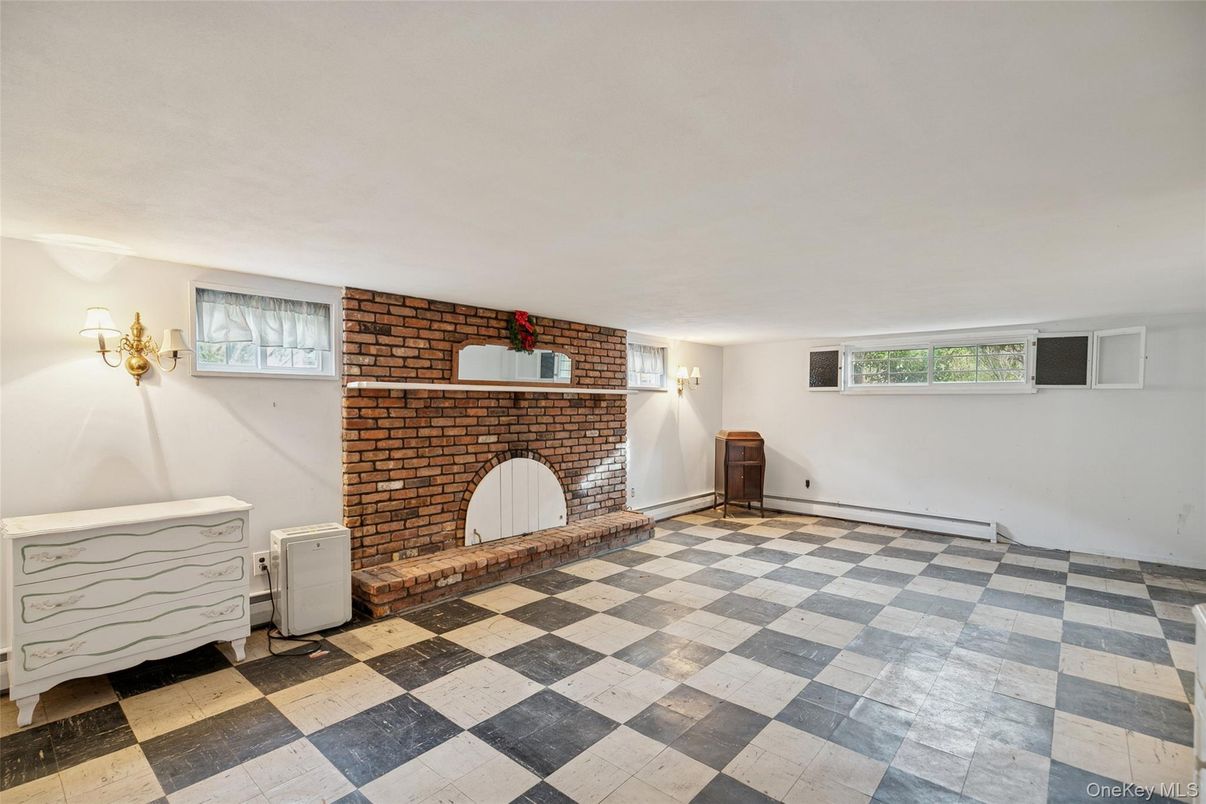 Fireplace, Interior, Stone Walls