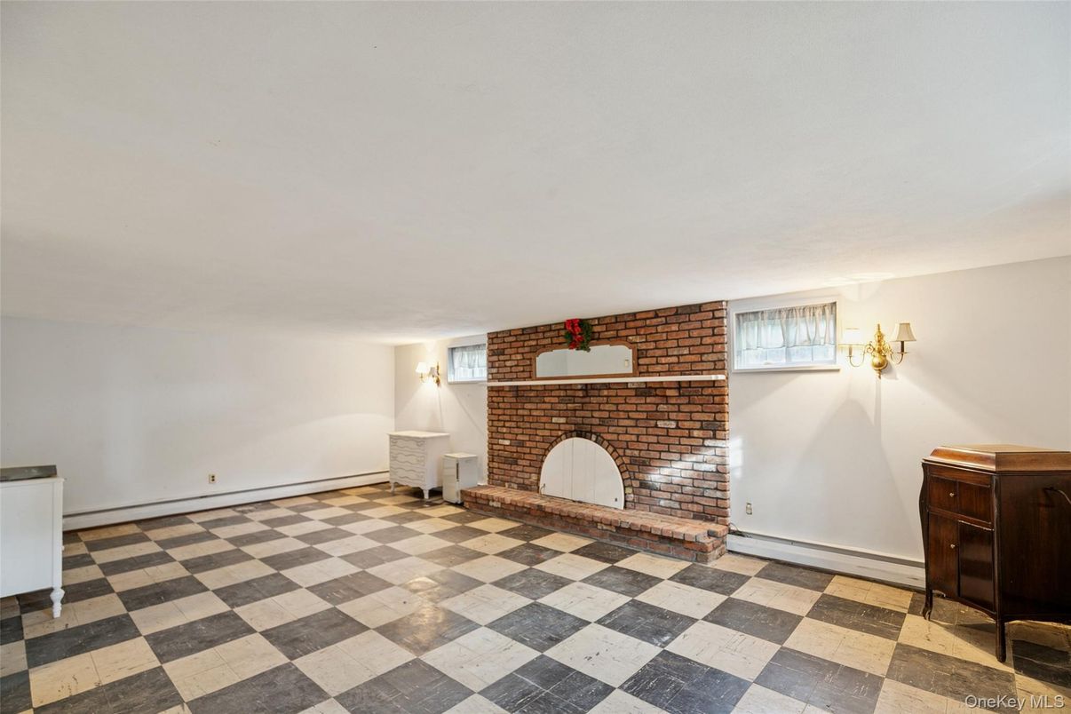 Fireplace, Interior, Stone Walls