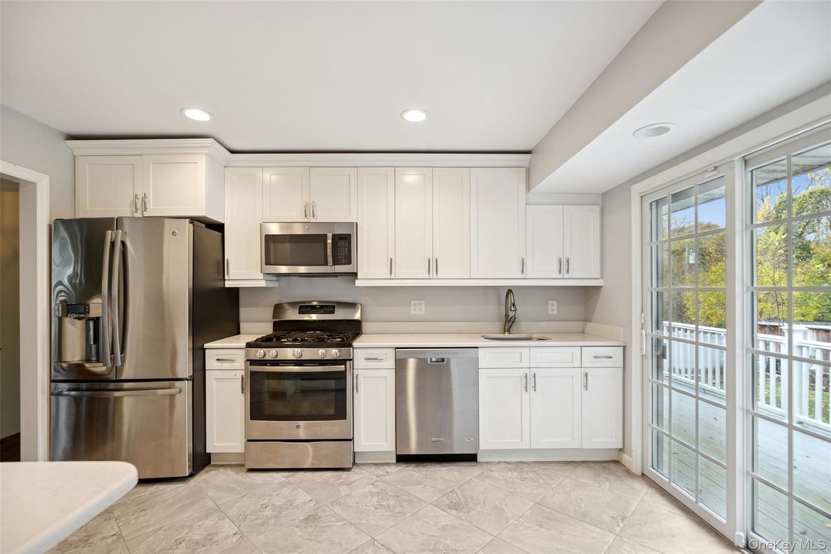 Interior, Kitchen, Recessed Lighting, Stainless Steel Appliances