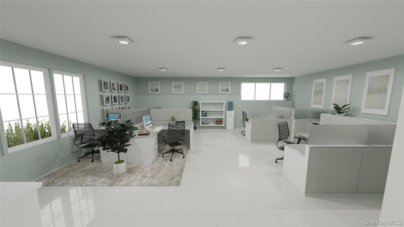 Home Office, Interior, Recessed Lighting