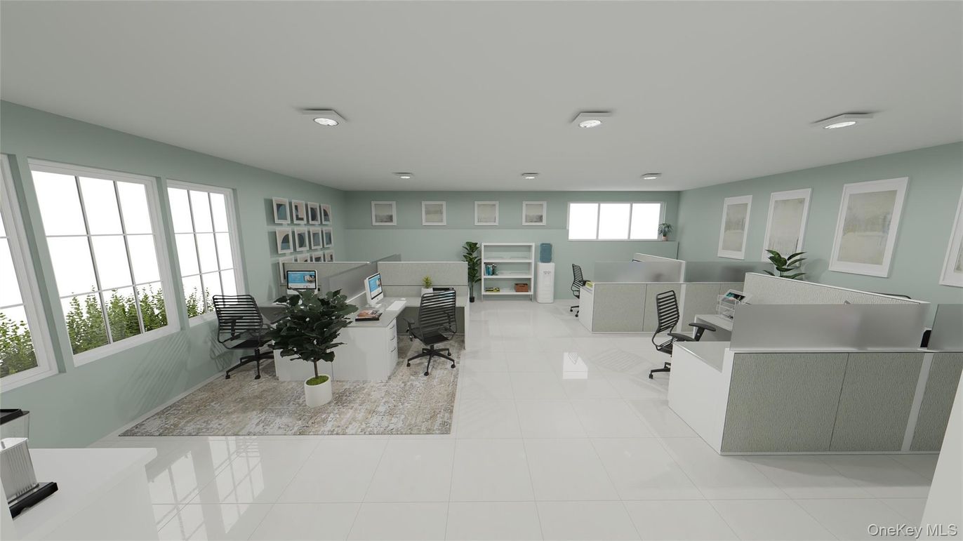 Home Office, Interior, Recessed Lighting