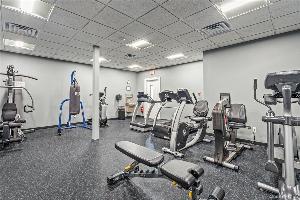 Fitness Equipment, Interior, Recessed Lighting