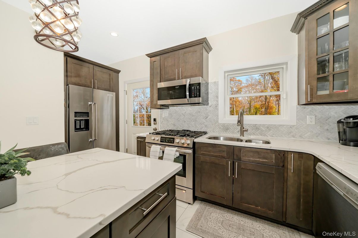 Interior, Kitchen, Recessed Lighting, Stainless Steel Appliances