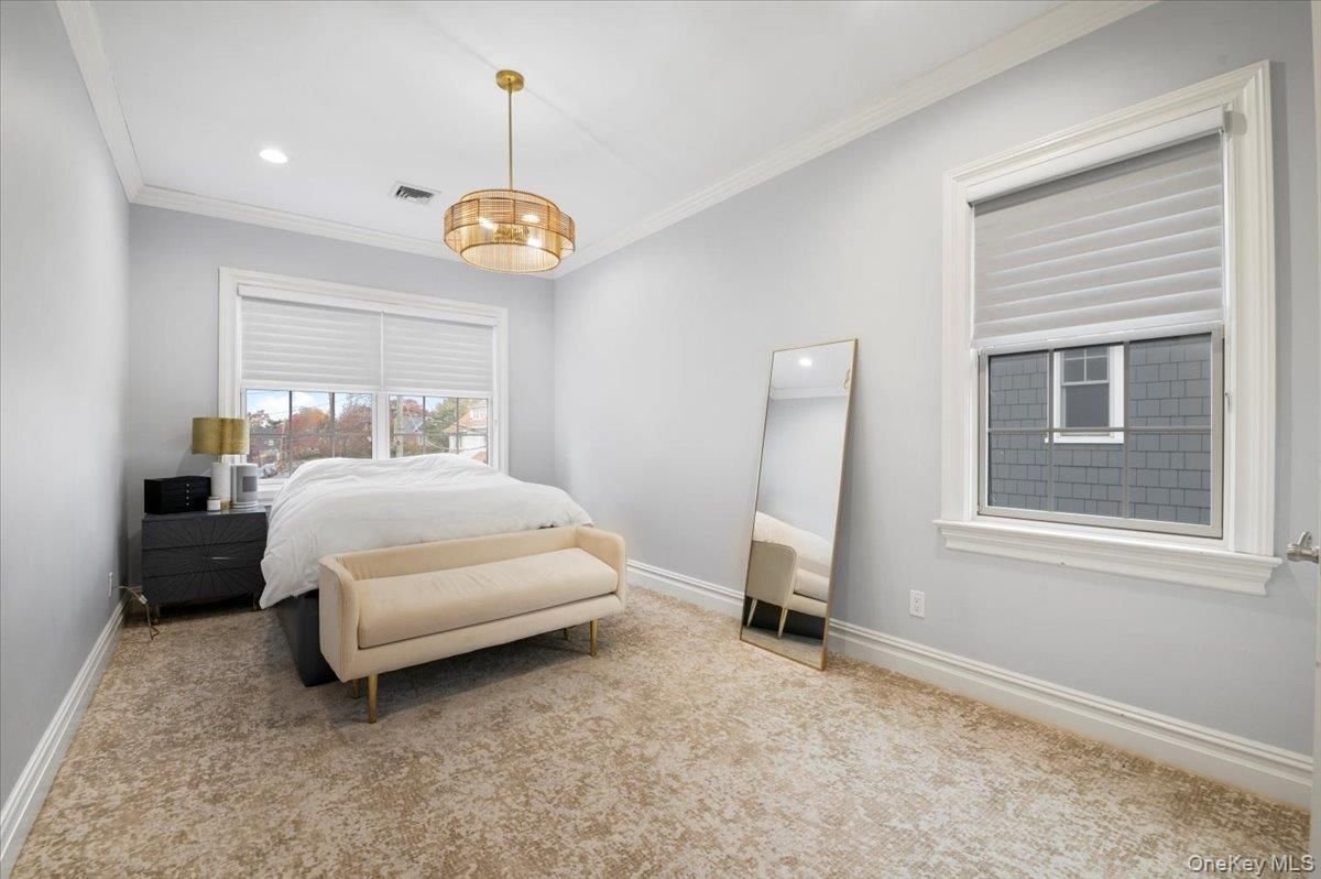 Bedroom, Interior, Pendant Lights, Recessed Lighting