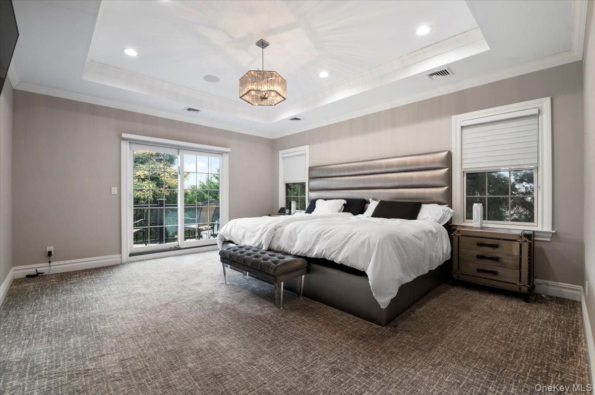 Bedroom, Interior, Pendant Lights, Recessed Lighting