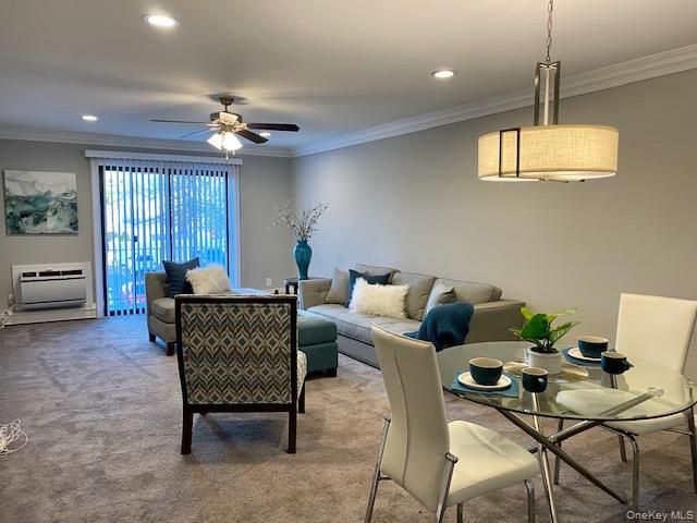 Dining room, Interior, Living room, Pendant Lights, Recessed Lighting