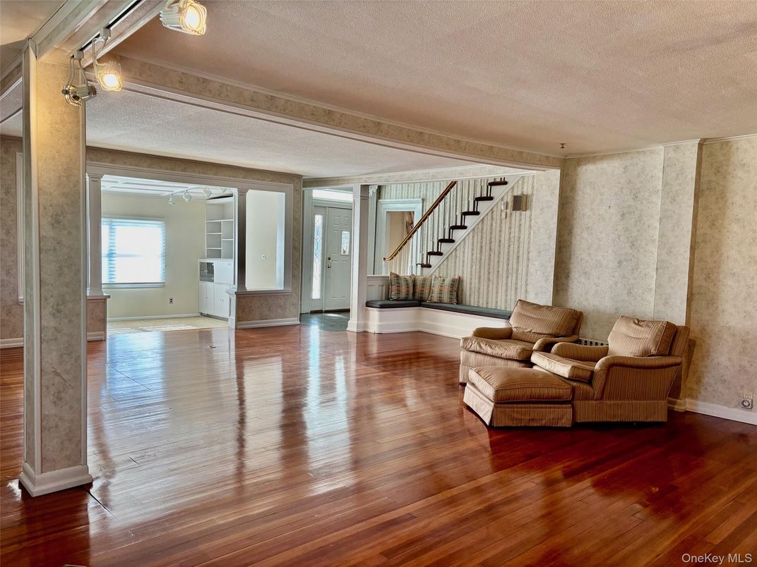 Empty room, Interior, Wood Texture Flooring