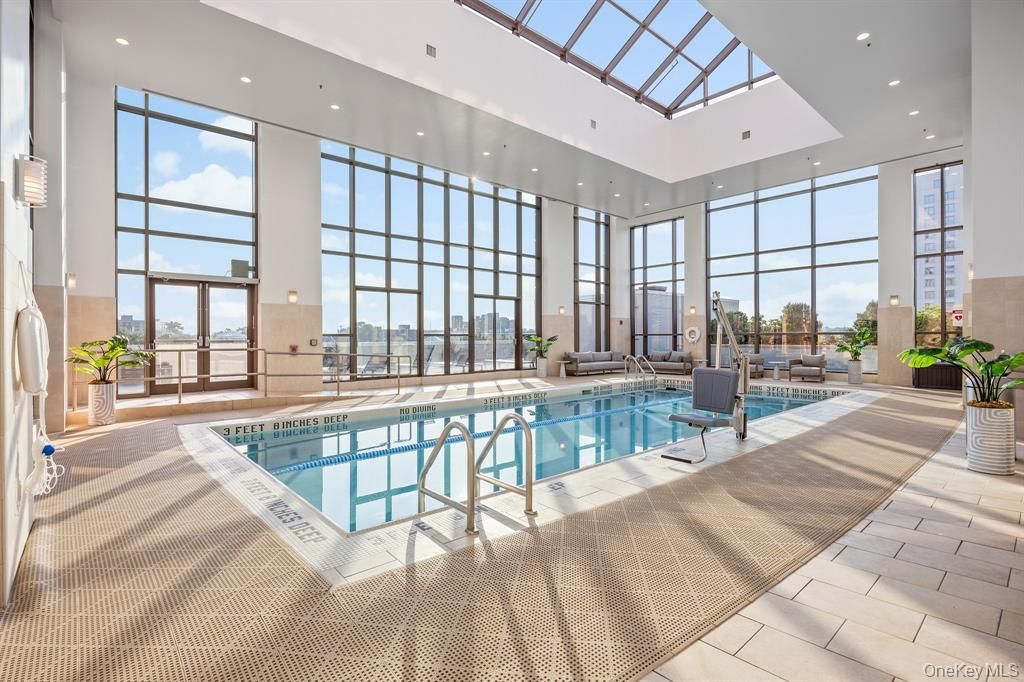 Glass Ceilings, Interior, Pool, Recessed Lighting