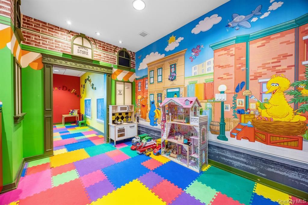 Empty room, Interior, Recessed Lighting, Stone Walls