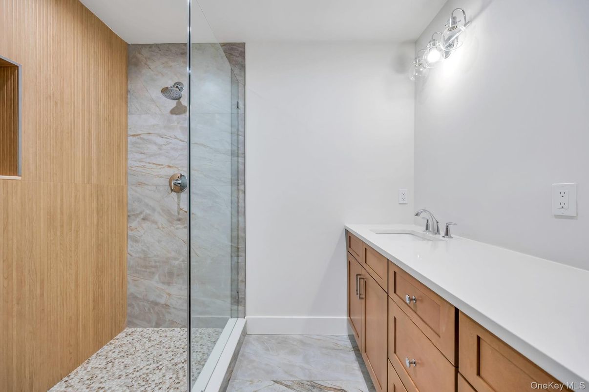 Bathroom, Glass Shower, Interior