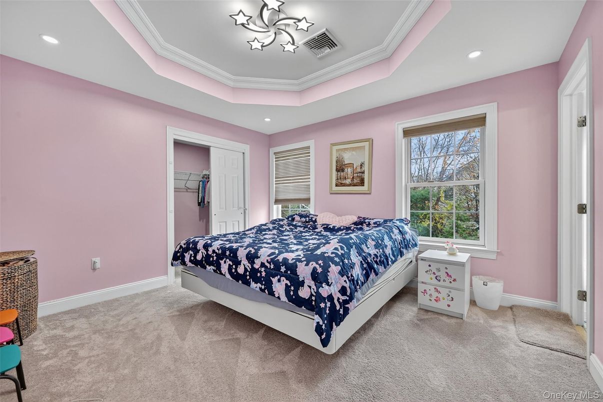 Bedroom, Interior, Recessed Lighting