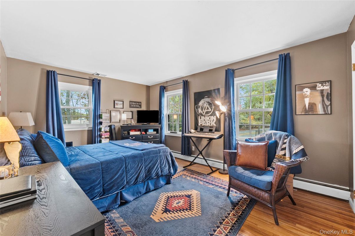 Bedroom, Interior, Wood Texture Flooring