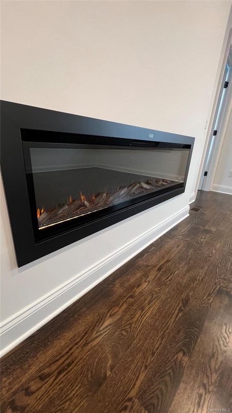 Fireplace, Interior, Wood Texture Flooring