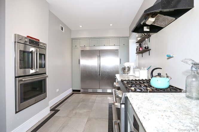 Interior, Kitchen, Recessed Lighting, Stainless Steel Appliances