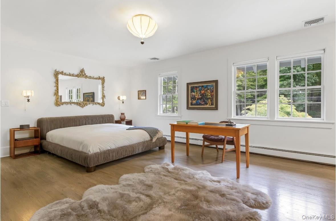 Bedroom, Home Office, Interior, Wood Texture Flooring