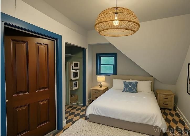 Bedroom, Interior, Pendant Lights