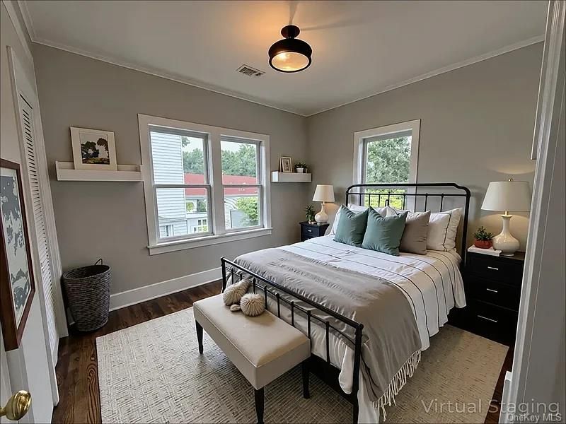 Bedroom, Interior, Wood Texture Flooring